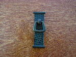 Antique bronze arts crafts droop bail pull CH-0275az