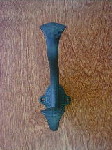 ch2175bi black iron finish cast scroll hammered coat hook