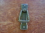 Antique brass Mission vertical bail pull CH-31177