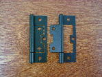country farmhouse 3in steel non mortise hinges (pr)