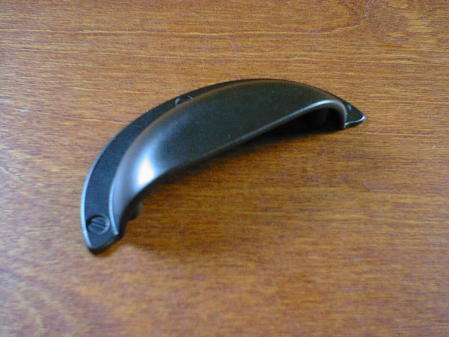 CH-0283.22 oil rubbed bronze curved top decorative finger bin pull (lg)