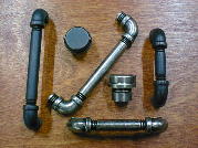 steampunk indusrtial plumbers pipeline mario style hardware | Craftsmanhardware.com