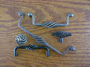 Birdcage wire twist cabinetry cupboard hardware handles knobs pulls Craftsmanhardware.com