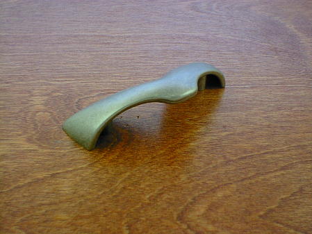 CH-003319 old iron/pewter natura whale tail style knob Craftsmanhardware.com