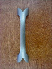 old iron/pewter whale tail style 7in handle Craftsmanhardware ch003419