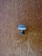 Brushed bronze solid square dimpled knob ch0272eb
