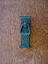 Dark antique iron solid backplate vertical bail pull ch0275ai