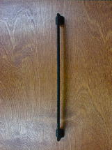 diamond plate matte black tread design 10-7/8in pull ch049dmb