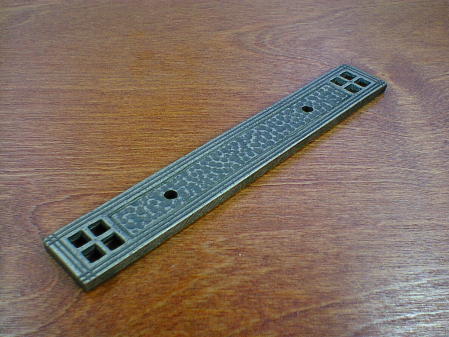 ch0915ep old english pewter 3 in arts crafts handle backplate