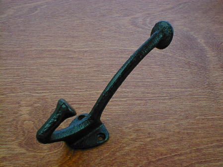 black cast mission halltree coat hook (sm) ch0979oi