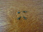 antique copper craftsmans round head slot screws (4pk)