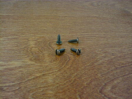 antique copper craftsmans round head slot screws (4pk) ch1012acs
