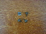 antique copper craftsmans pyramid head screws (4pk)