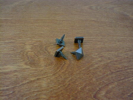 antique copper craftsmans pyramid head screws (4pk) ch1014acs
