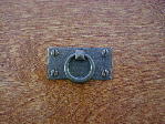 antique copper craftsmans horizontal ring bail pull