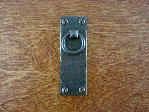 antique copper craftsmans vertical ring bail pull