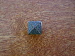 antique copper craftsmans hammered pyramid head knob