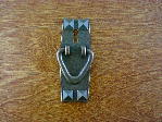 antique copper craftsmans vertical keyhole v bail pull