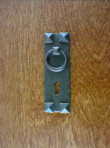 ch1029acp antique copper craftsmans vertical keyhole ring pull