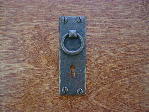 antique copper craftsmans vertical keyhole ring pull ch1019acs