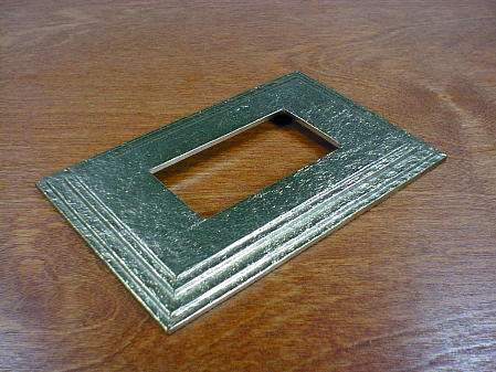 natural white bronze arts crafts single gang cover