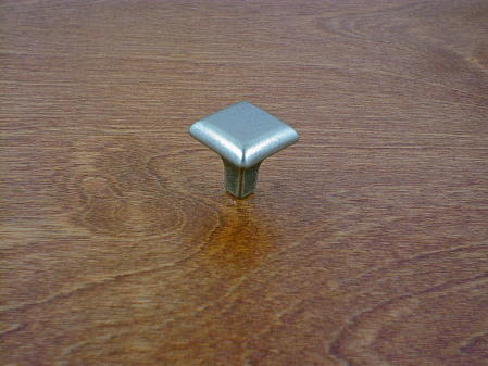 old iron smooth top square funnel knob