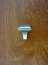 old iron smooth top square funnel knob