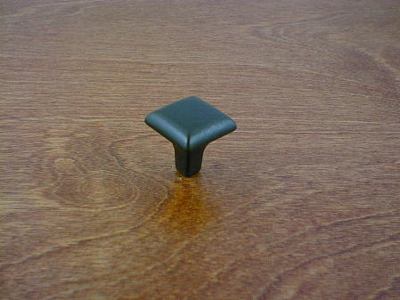 oil rubbed bronze smooth square funnel knob