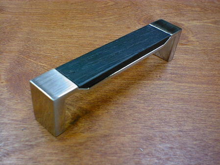 CH-10wbsn satin nickel fuse metal black walnut pull (sm)