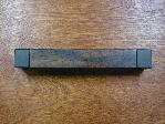 matte black fuse metal black walnut pull