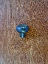 black oxide finish mission solid round knob