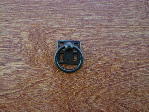 oil rubbed bronze square backlate w/ring bail pull craftsmanhardware.com