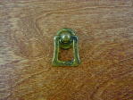 Old brass bungalow rosette finger pull CH-1507.03