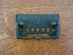 Oil rubbed bronze bungalow backplate/bail pull CH-1512.22