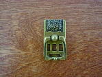 Antique brass bungalow backplate drop pull CH-1515.09