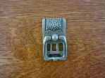 Old iron/pewter bungalow backplate/finger pull CH-1515.19