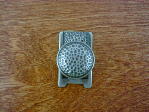 Old iron/pewter bungalow backplate/round knob CH-1517.19