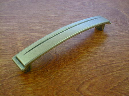 CH-1530.19 old iron/pewter art deco style 6in handle Craftsmanhardware.com