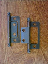 ch1553acs antique copper craftsmans non mortise ball hinge (pr)