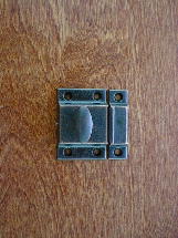 ch1618acs antique copper craftsmans steel utility catch/latch (lg)