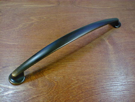 oil rubbed bronze smooth face curved appliance handle Craftsmanhardware ch18358