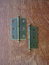 ch1821ab antique brass craftsmans ball finial butt hinge (pr)