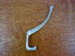 polished nickel craftsman hallstand coat hook