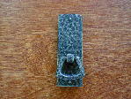 Antique pewter Mission vertical bail pull CH-20619