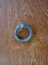 antique pewter finish mission ring bail pull
