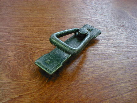 antique pewter finish mission vertical bail pull
