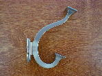 satin nickel finish 5in prairie robe hook ch2155sn