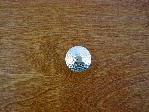 Bright chrome bungalow style round knob CH-2170ch