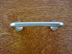 Bright chrome bungalow style peened base handle CH-2171ch