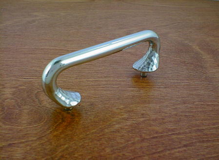 bright chrome finish peened base solid handle (sm)